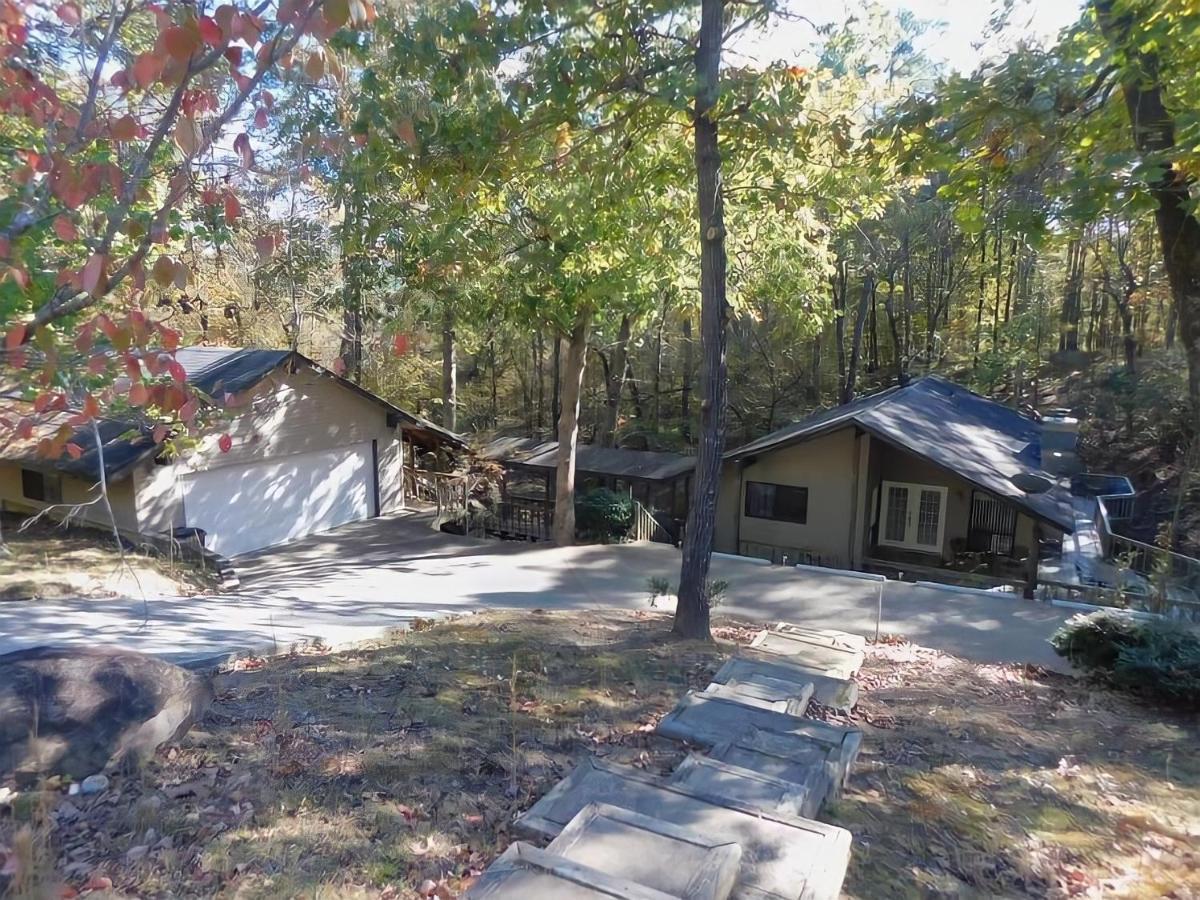 Secluded Home With Mini Waterfall And A Creek In Hot Springs Esterno foto